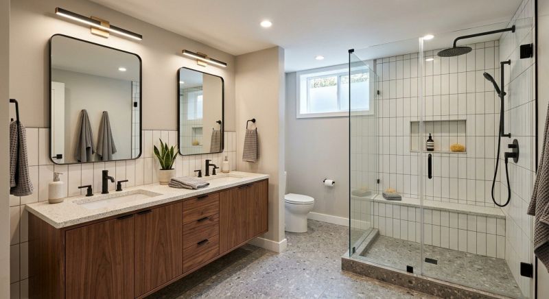 Basement Bathroom Remodeling in Manahawkin, NJ
